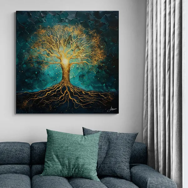 Radiant_Tree_Life_Framed_Art_Premium_Canvas_Painting_For_Home_And_Offices