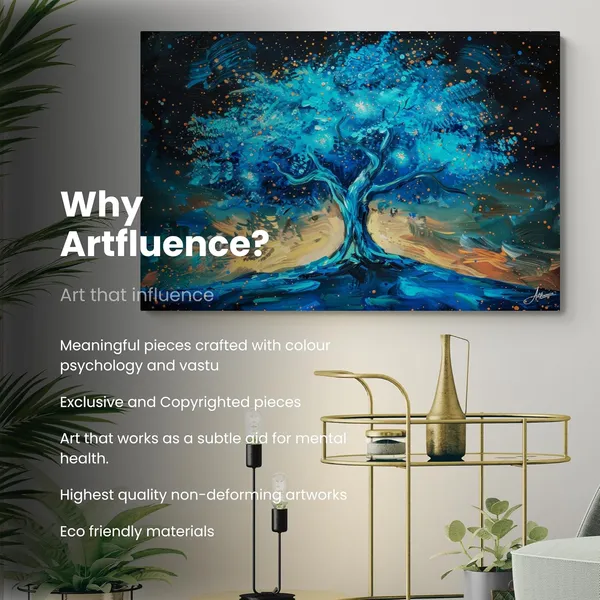 Abstract_Blue_Tree_Life_Framed_Art_Canvas_Painting_For_Home_And_Offices