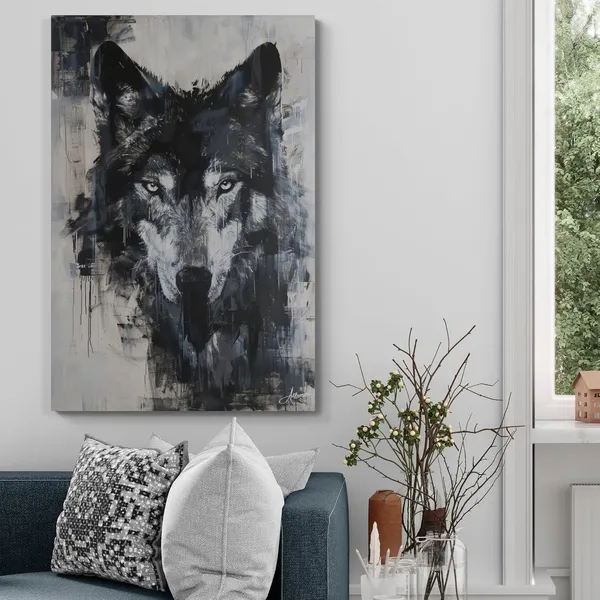 Powerful_Wolf_Framed_Art_Luxury_Modern_Canvas_Painting_For_Home_And_Offices