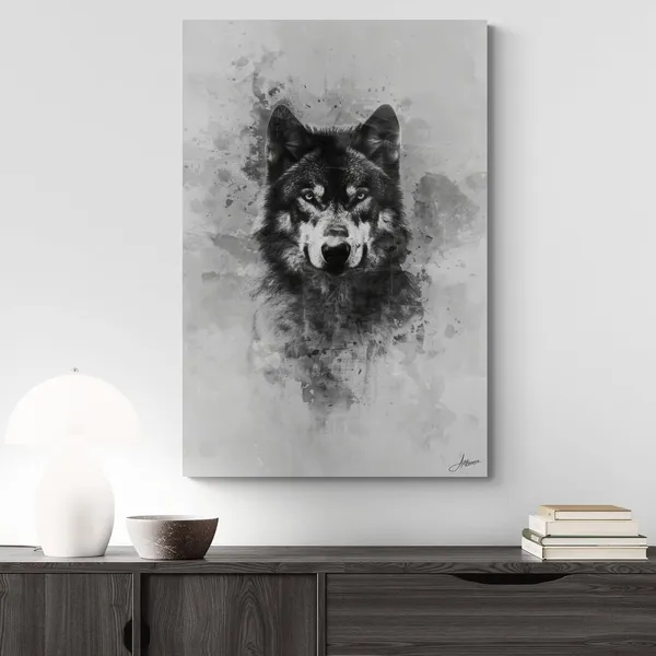 Majestic_Wolf_Framed_Art_Premium_Decor_Canvas_Painting_For_Home_And_Offices