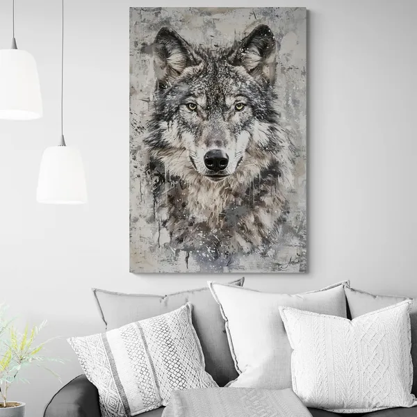 Powerful_Wolf_Framed_Art_Premium_Decor_Canvas_Painting_For_Home_And_Offices