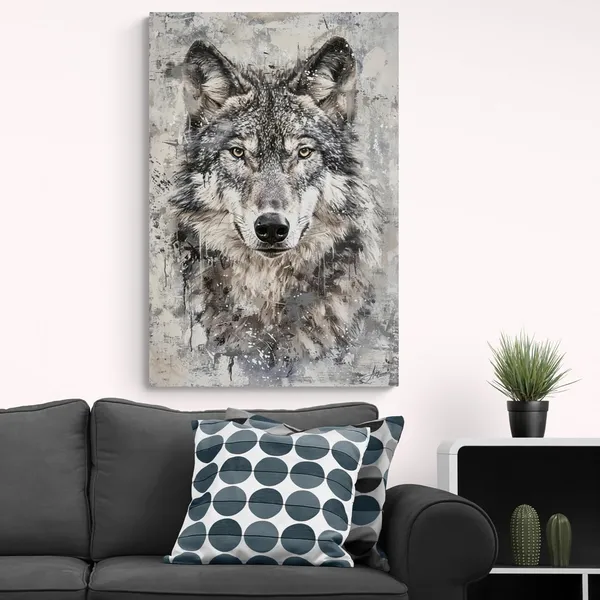 Powerful_Wolf_Framed_Art_Premium_Decor_Canvas_Painting_For_Home_And_Offices
