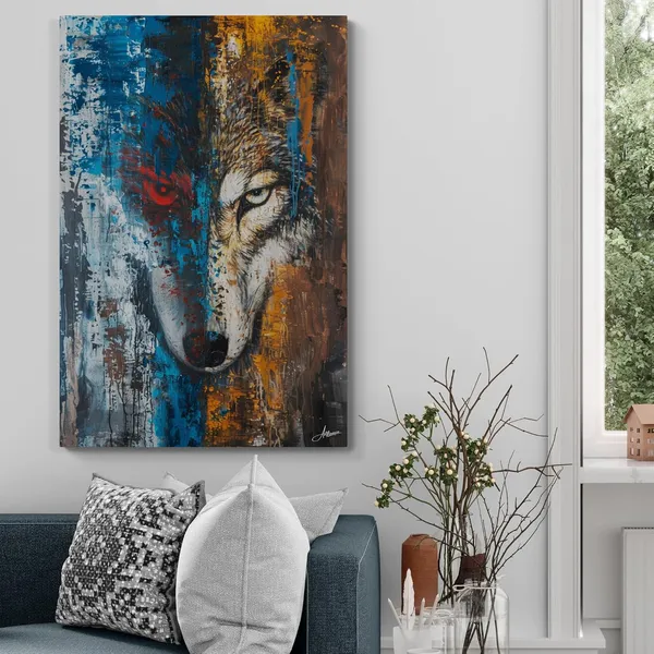 Abstract_Wolf_Framed_Art_Luxury_Decor_Canvas_Painting_For_Home_And_Offices