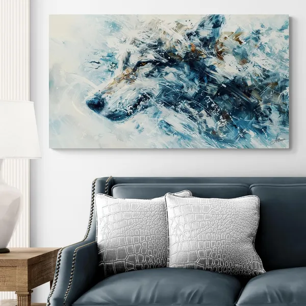Abstract_Wolf_Framed_Art_Modern_Luxury_Canvas_Painting_For_Home_And_Offices