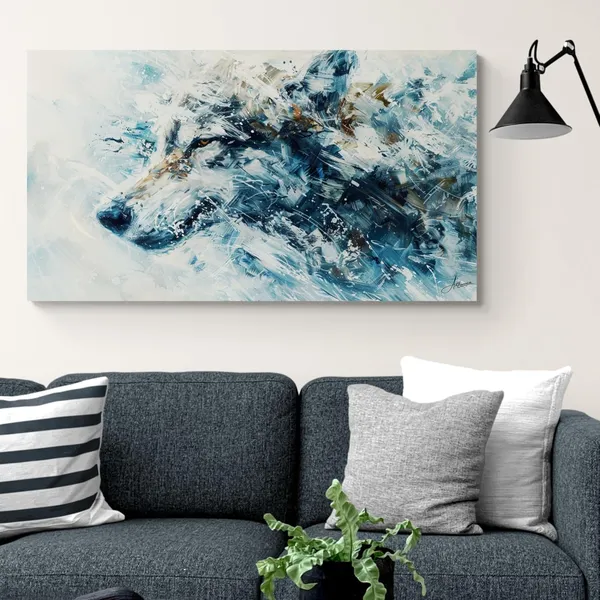 Abstract_Wolf_Framed_Art_Modern_Luxury_Canvas_Painting_For_Home_And_Offices