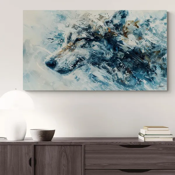 Abstract_Wolf_Framed_Art_Modern_Luxury_Canvas_Painting_For_Home_And_Offices