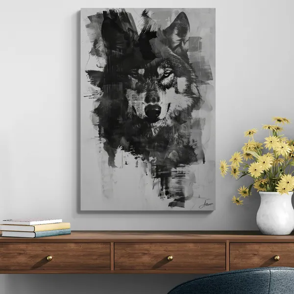 Intense_Wolf_Framed_Art_Luxury_Modern_Canvas_Painting_For_Home_And_Offices