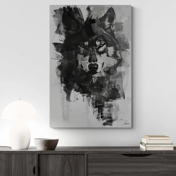 Intense_Wolf_Framed_Art_Luxury_Modern_Canvas_Painting_For_Home_And_Offices