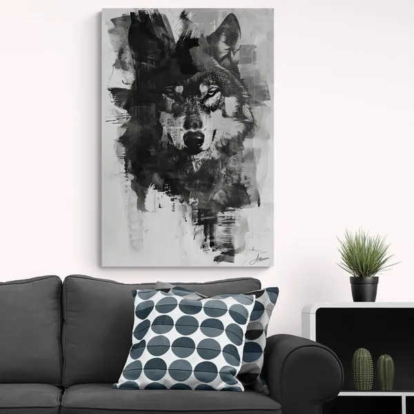 Intense_Wolf_Framed_Art_Luxury_Modern_Canvas_Painting_For_Home_And_Offices