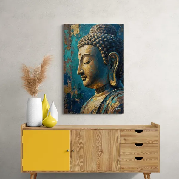 Buddha_Side_Face_Premium_380_Gsm_Canvas_Painting_For_Home_And_Offices