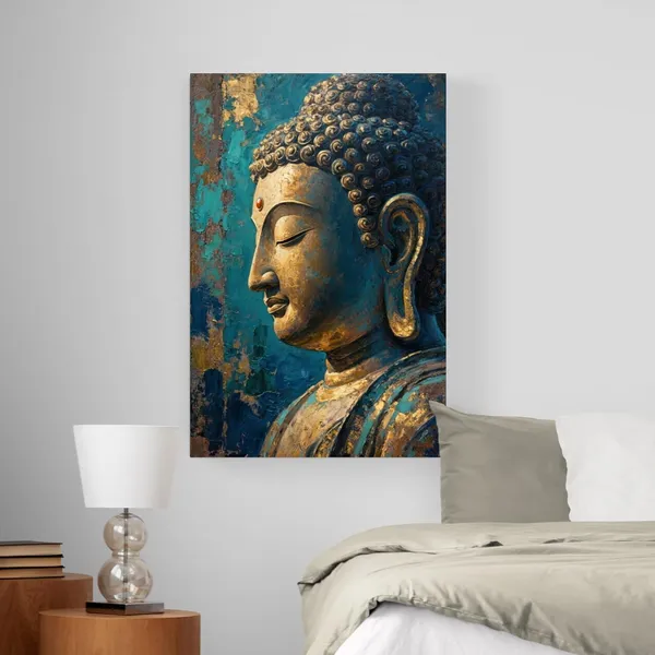 Buddha_Side_Face_Premium_380_Gsm_Canvas_Painting_For_Home_And_Offices