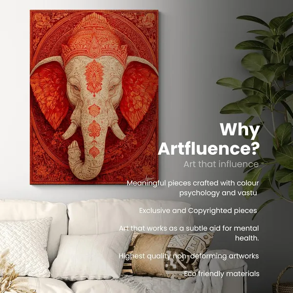 Ganesha_Face_Art_Inx12_Traditional_Textured_Canvas_Painting_For_Home_And_Offices