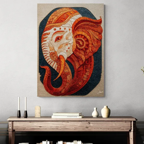 Ganesha_Side_Face_Art_Inx12_Abstract_Canvas_Painting_For_Home_And_Offices