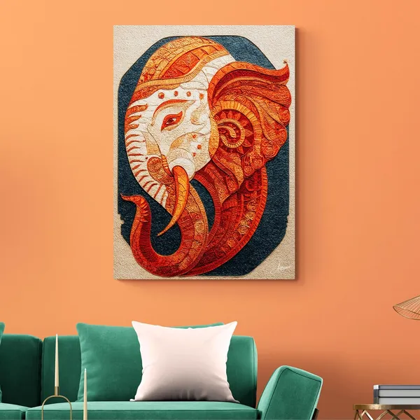 Ganesha_Side_Face_Art_Inx12_Abstract_Canvas_Painting_For_Home_And_Offices