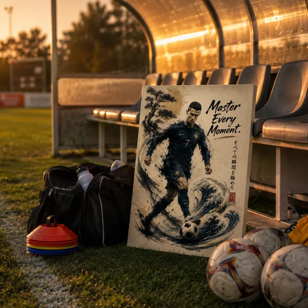 Master_Every_Moment_|_Cristiano_Ronaldo_Japanese_Wave_Canvas_Art