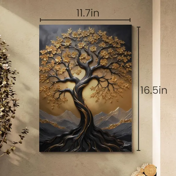 Luxury_Tree_Life_Golden_Abstract_Big_Canvas_Painting_For_Home_And_Offices