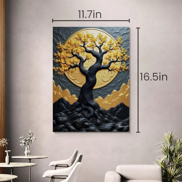Metallic_Finish_Vastu_Big_Size_Hallway_Canvas_Painting_For_Home_And_Offices