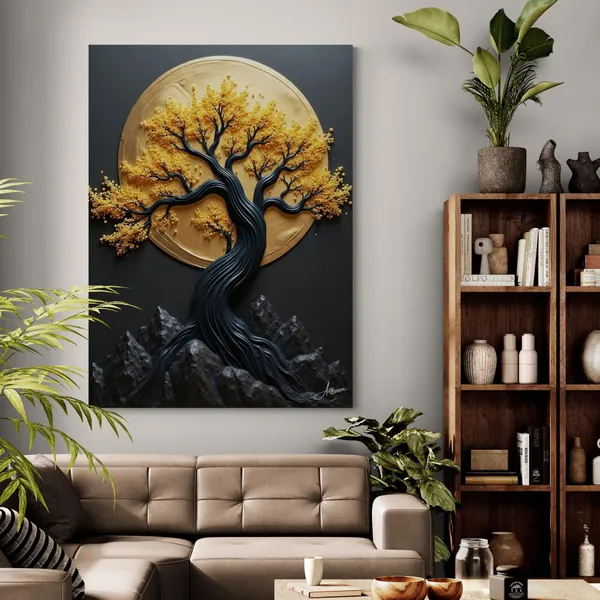 Golden_Tree_Vastu_Lucky_Big_Size_Canvas_Painting_For_Home_And_Offices