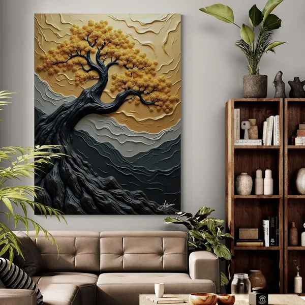 Modern_Abstract_Lucky_Tree_Big_Size_Canvas_Painting_For_Home_And_Offices