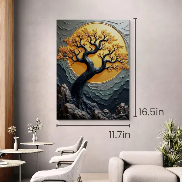 Vastu_Golden_Sun_Abstract_Lucky_Tree_Canvas_Painting_For_Home_And_Offices