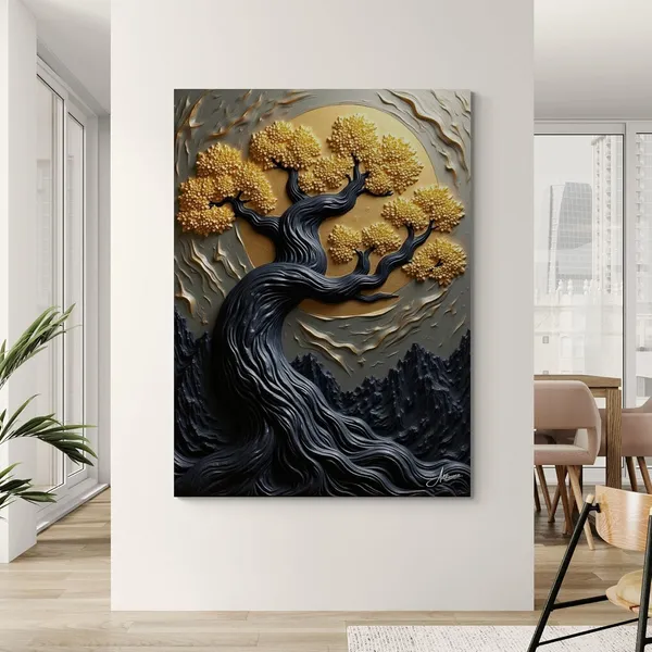 Golden_Kalpavriksha_Abstract_Decor_Item_Big_Canvas_Painting_For_Home_And_Offices