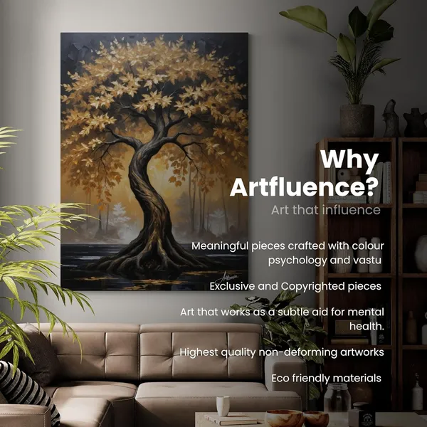 Lucky_Tree_Golden_Abstract_Hallway_Decor_Canvas_Painting_For_Home_And_Offices