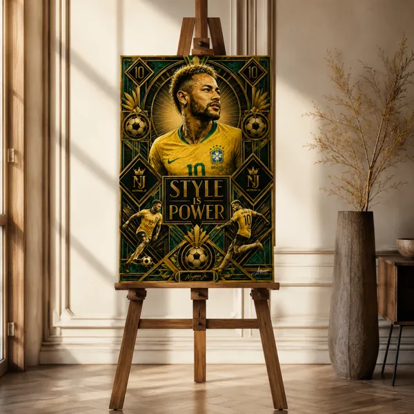 Neymar_Jr_Creativity_Wins_|_Abstract_Football_Canvas_Painting