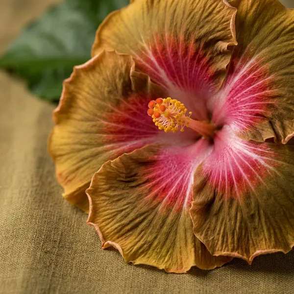 Bob_C_Seedling_-_Exotic_Hibiscus_Plant_with_Golden-Pink_Ruffled_Blooms