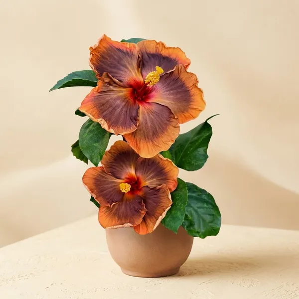 Market_Bandit_Hibiscus_Flower_Plant_-_Orange_&_Purple_Gradient_Blooms