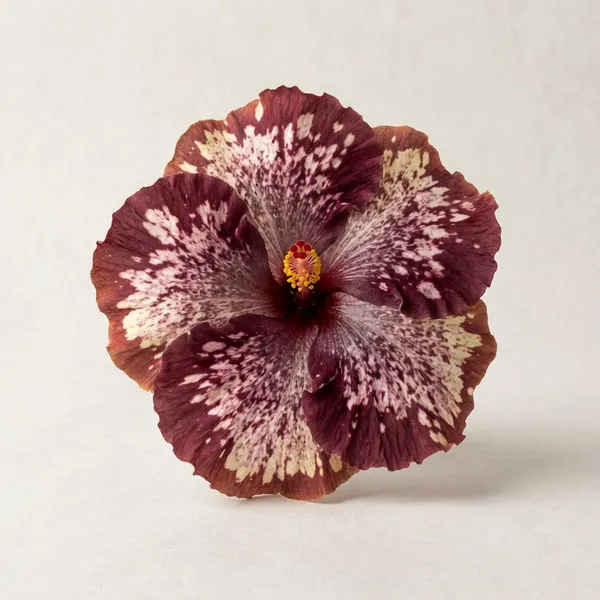 QMMA_Charles'_Passion_Hibiscus_Plant_-_Exotic_Speckled_Burgundy_&_White_Variety