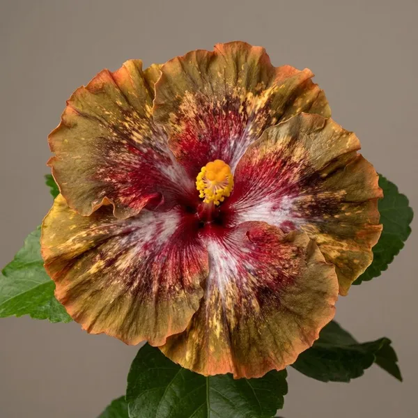 M_Durklin_Lion_Hibiscus_Plant_-_Golden_Brown_with_Pink_Streaked_Petals