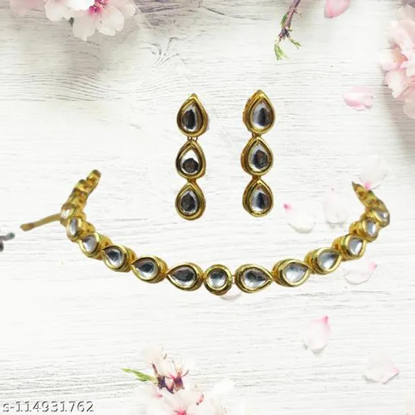 Gold_Plated_Brass_Traditional_Small_Size_Kundan_Necklace_For_Women_And_Girls