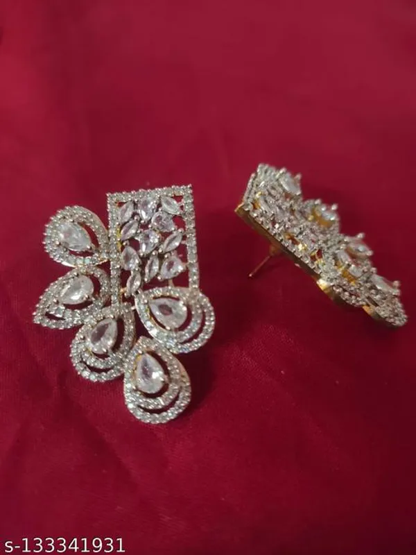 Silver_Plated_Twinkling_Beautiful_Earrings_For_Women_And_Girls