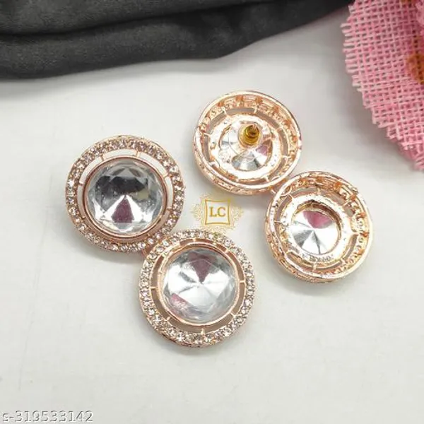 Rose_Gold_Plated_Kundan_Polki_Necklace_And_Earrings_With_American_Diamond_Cubic_Zirconia_For_Women_And_Girls