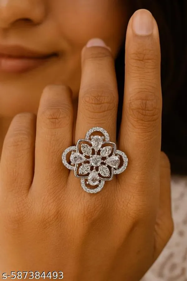 Silver_Plated_Stunning_Ad_Ring_For_Women_And_Girls