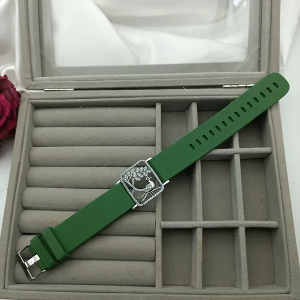 Silver_Plated_Wrist_Watch_Style_Belt_Bracelet_For_Women_And_Girls