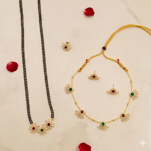 Festive_Wear_Mangalsutra_and_Necklace_with_NosepinCombo_For_Women.
