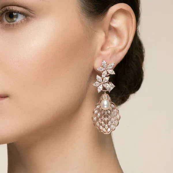 Gold_Plated_Exquisite_Ad_Cz_Stone_Earrings_And_Danglers_For_Women_And_Girls