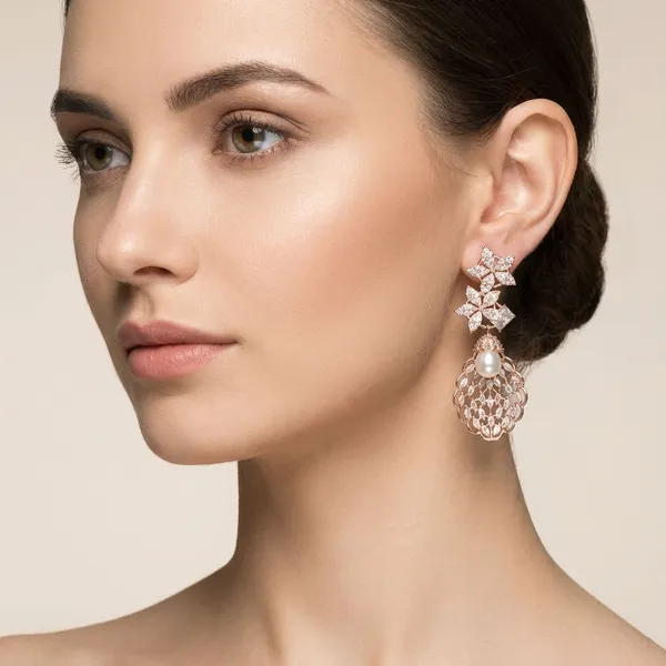 Gold_Plated_Exquisite_Ad_Cz_Stone_Earrings_And_Danglers_For_Women_And_Girls