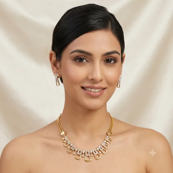 Gold_Plated_American_Diamond_Statement_Necklace_Set_for_Women_&_Girls_|_Party_Wear_Ethnic_Necklace_Set