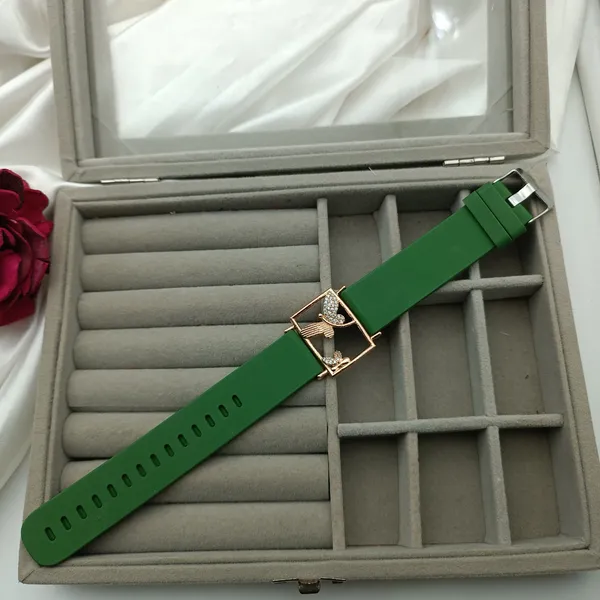 Rose_Plated_Wrist_Watch_Style_Belt_Bracelet_For_Women_And_Girls