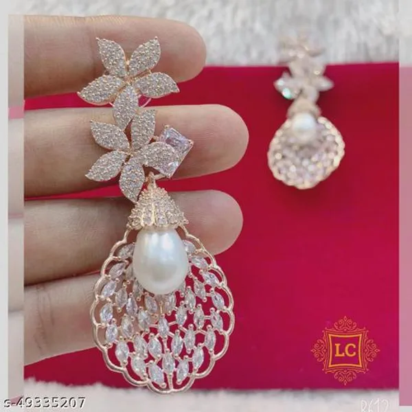 Gold_Plated_Exquisite_Ad_Cz_Stone_Earrings_And_Danglers_For_Women_And_Girls