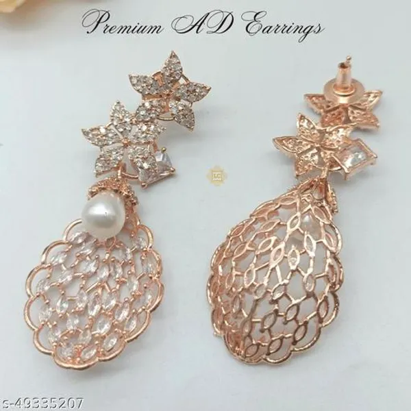 Gold_Plated_Exquisite_Ad_Cz_Stone_Earrings_And_Danglers_For_Women_And_Girls
