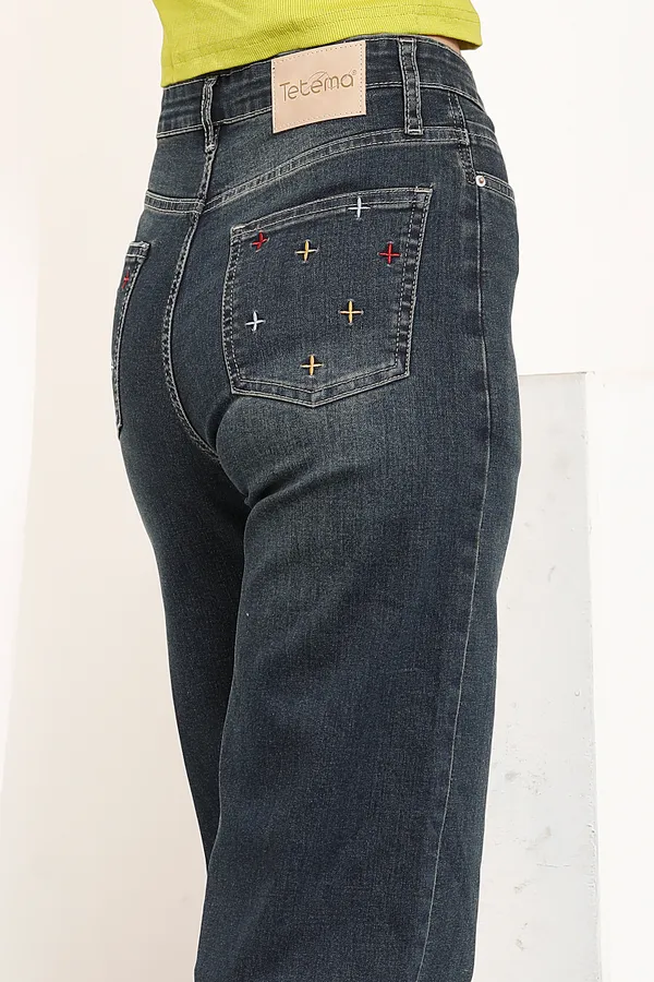 Black_Cotton_Lycra_Baddie_Vintage_Dirty_Wash_Wide_Leg_Jeans_For_Women_And_Girls