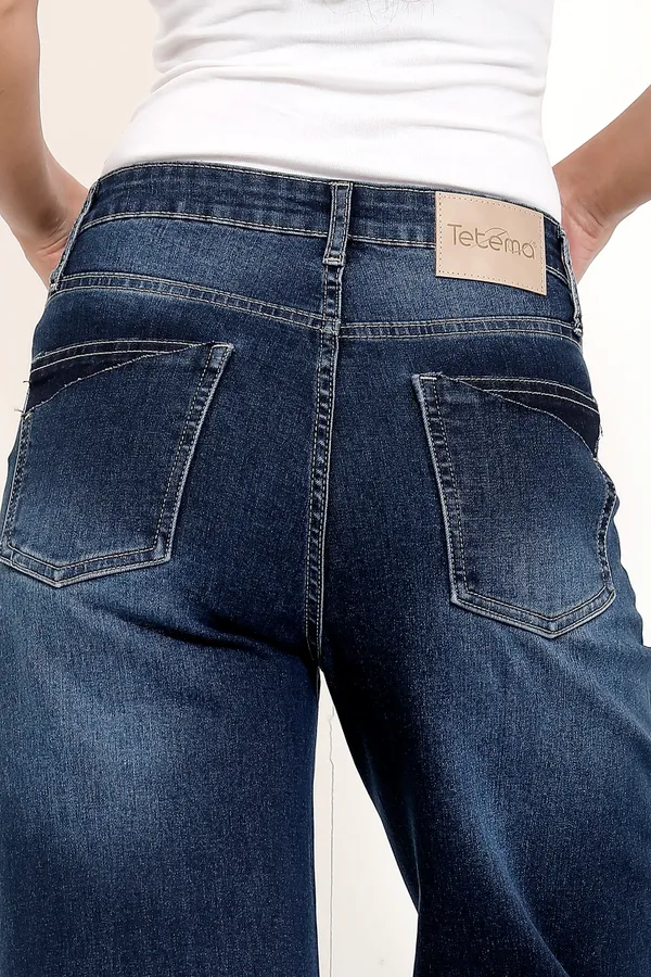Dark_Blue_Cotton_Lycra_Wide_Leg_Jeans_For_Women_And_Girls