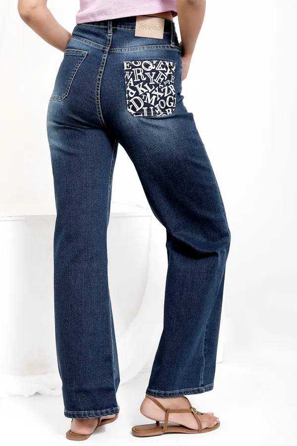 Blue_Cotton_Lycra_Dark_Shade_Wash_Wide_Leg_Jeans_For_Women_And_Girls