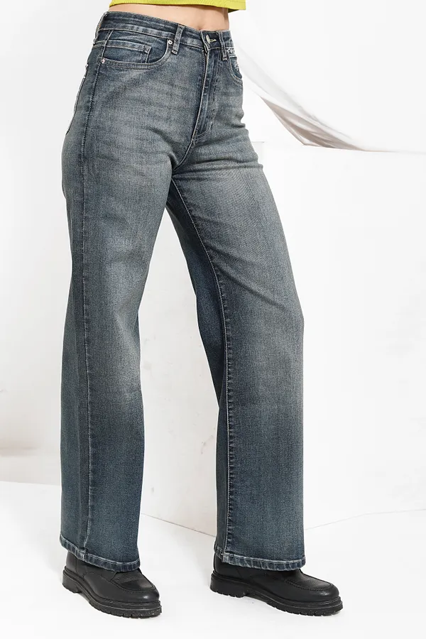 Deep_Shadow_Green_Wash_Cotton_Lycra_Wide_Leg_Jeans_For_Women_And_Girls
