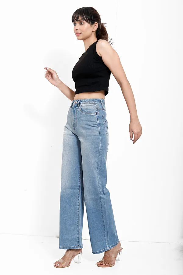 Ice_Hot_Cotton_Lycra_Embroidery_Back_Pocket_Wide_Leg_Jeans_For_Women_And_Girls