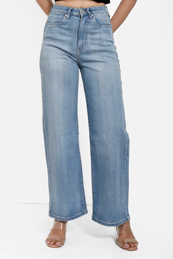 Sky_Blue_Ultra_Wash_Cotton_Lycra_Hot_Embroidery_Wide_Leg_Jeans_For_Women_And_Girls