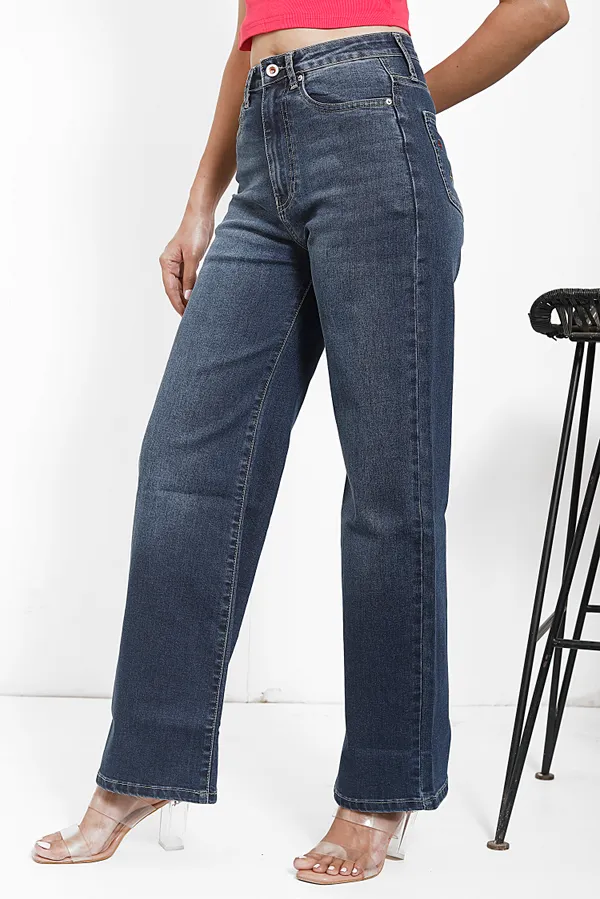 Dark_Blue_Cotton_Lycra_Iconic_Babe_Raw_Wash_Wide_Leg_Jeans_For_Women_And_Girls